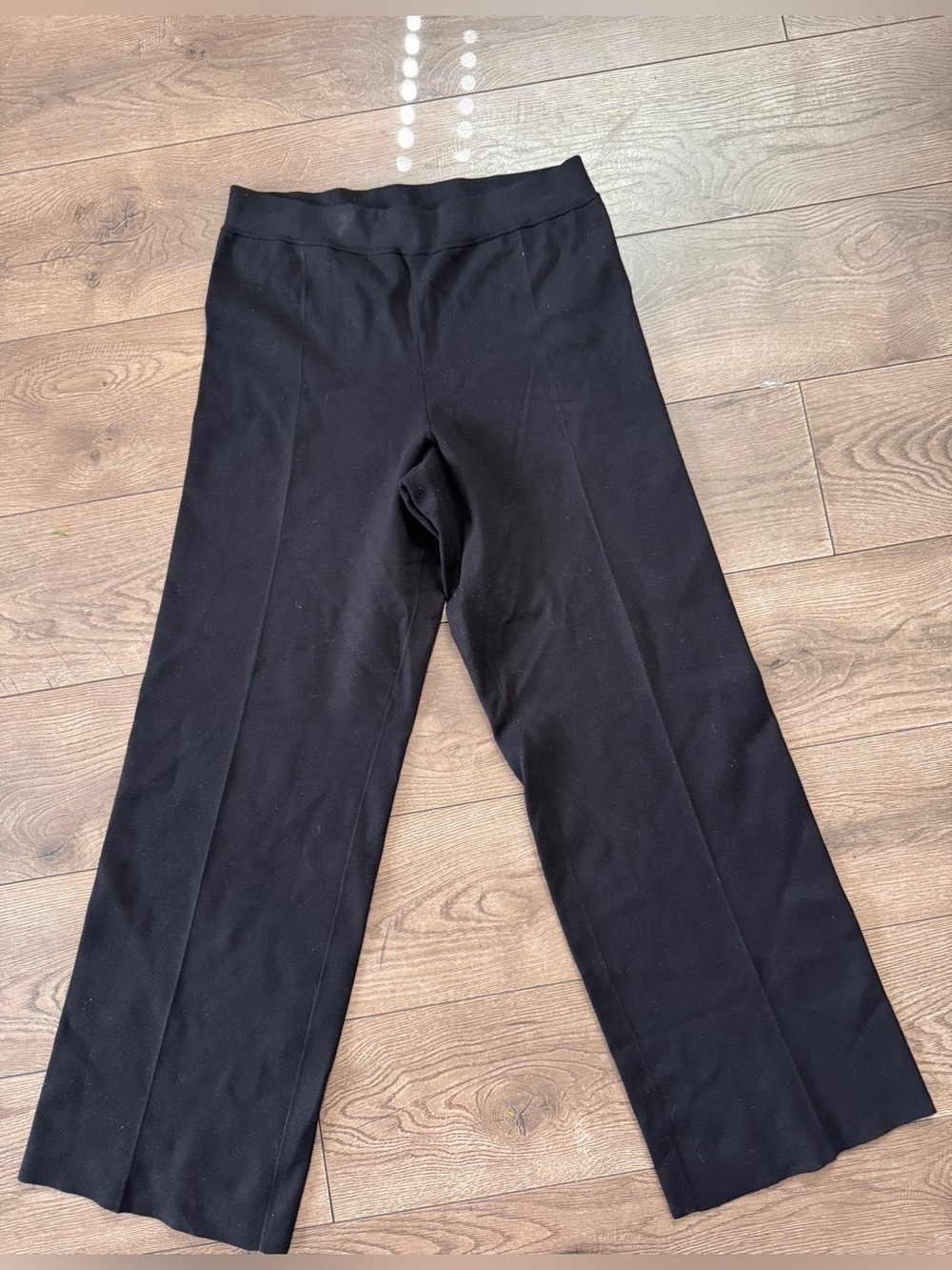 Babaton by Aritzia Wide-Leg Black Women's Pants, Size Large - Picture 2 of 8